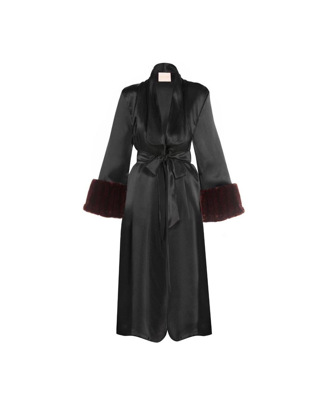 Maguy De Chadirac Black Walk The Walk Of Fame Dressing Gown