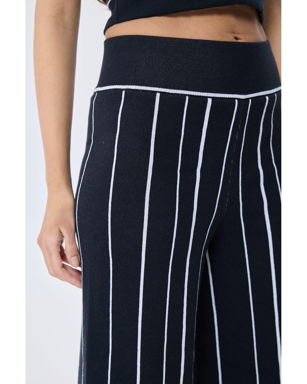 Peraluna Blue Finley Knit Trousers