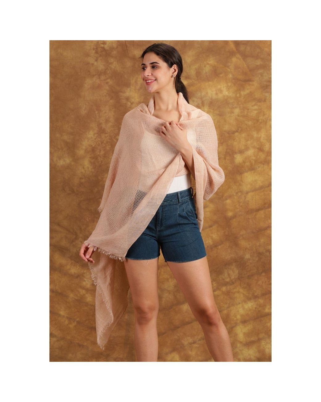 Heritagemoda Green Rose Neutrals Gift Saver Pack Of Two Elegant Scarves