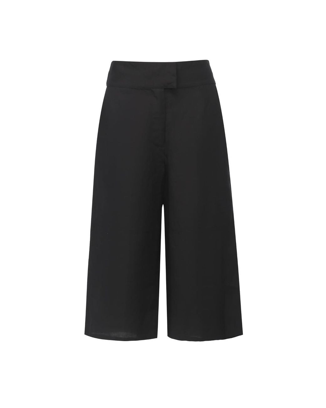 Smart and Joy Black Wide Capri Pants