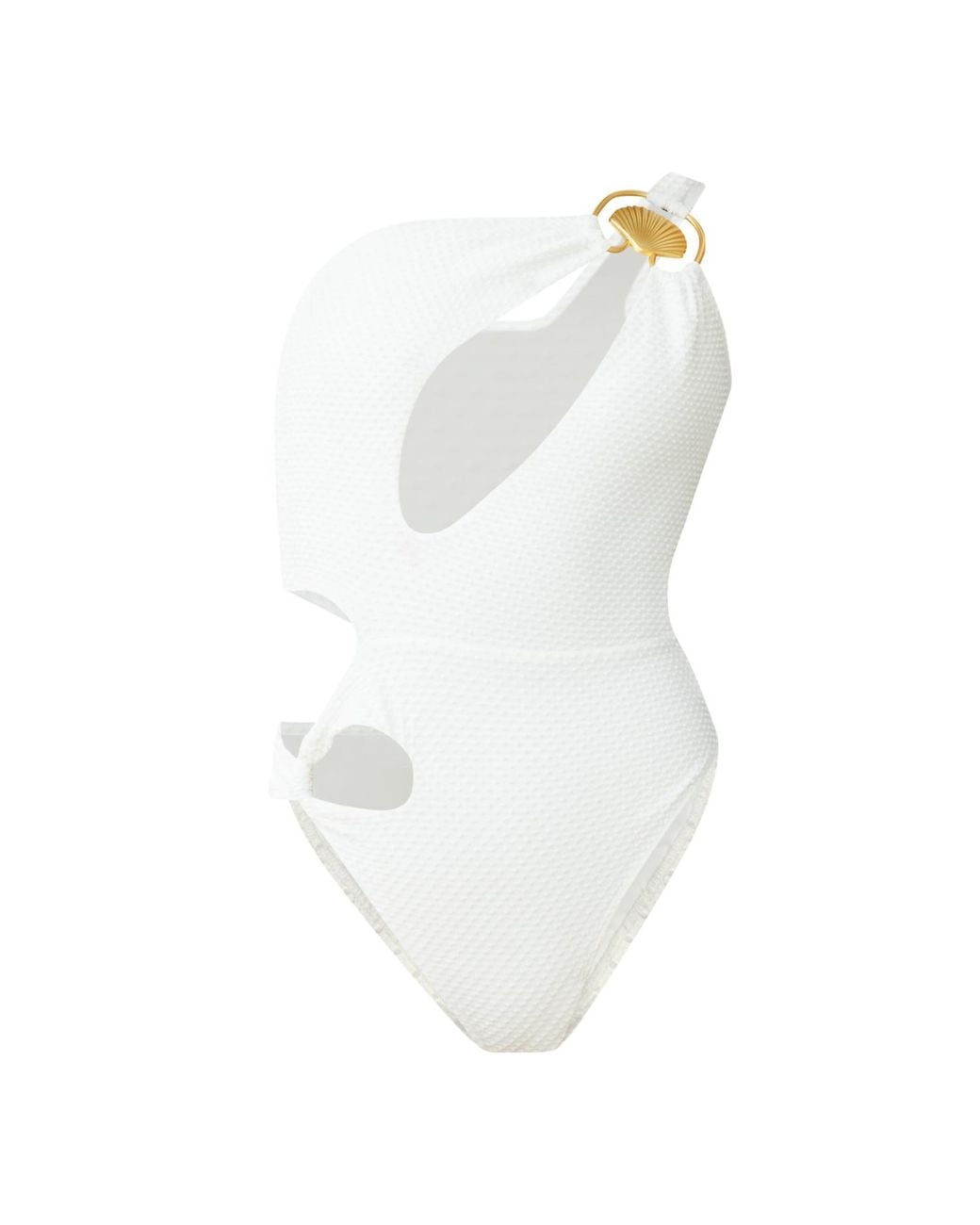 Animal White Seashell Cutout One Piece