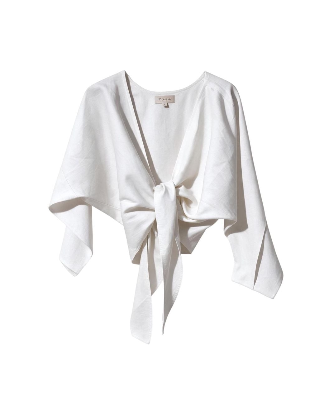 Kipépéo White Aida Multiway Tie Top