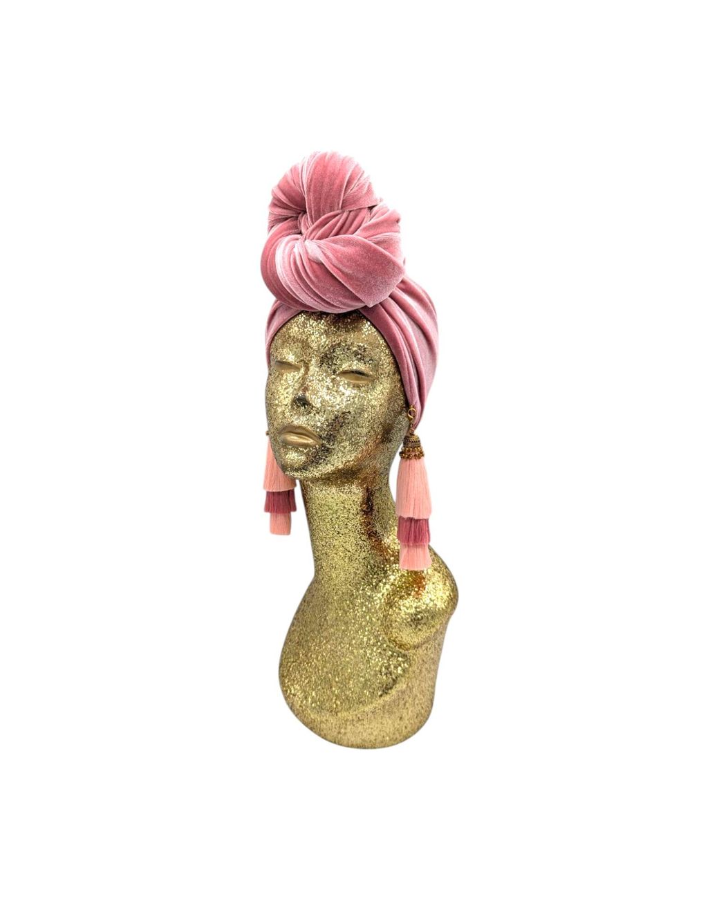 Julia Clancey Red Dusky Swinglette Turban