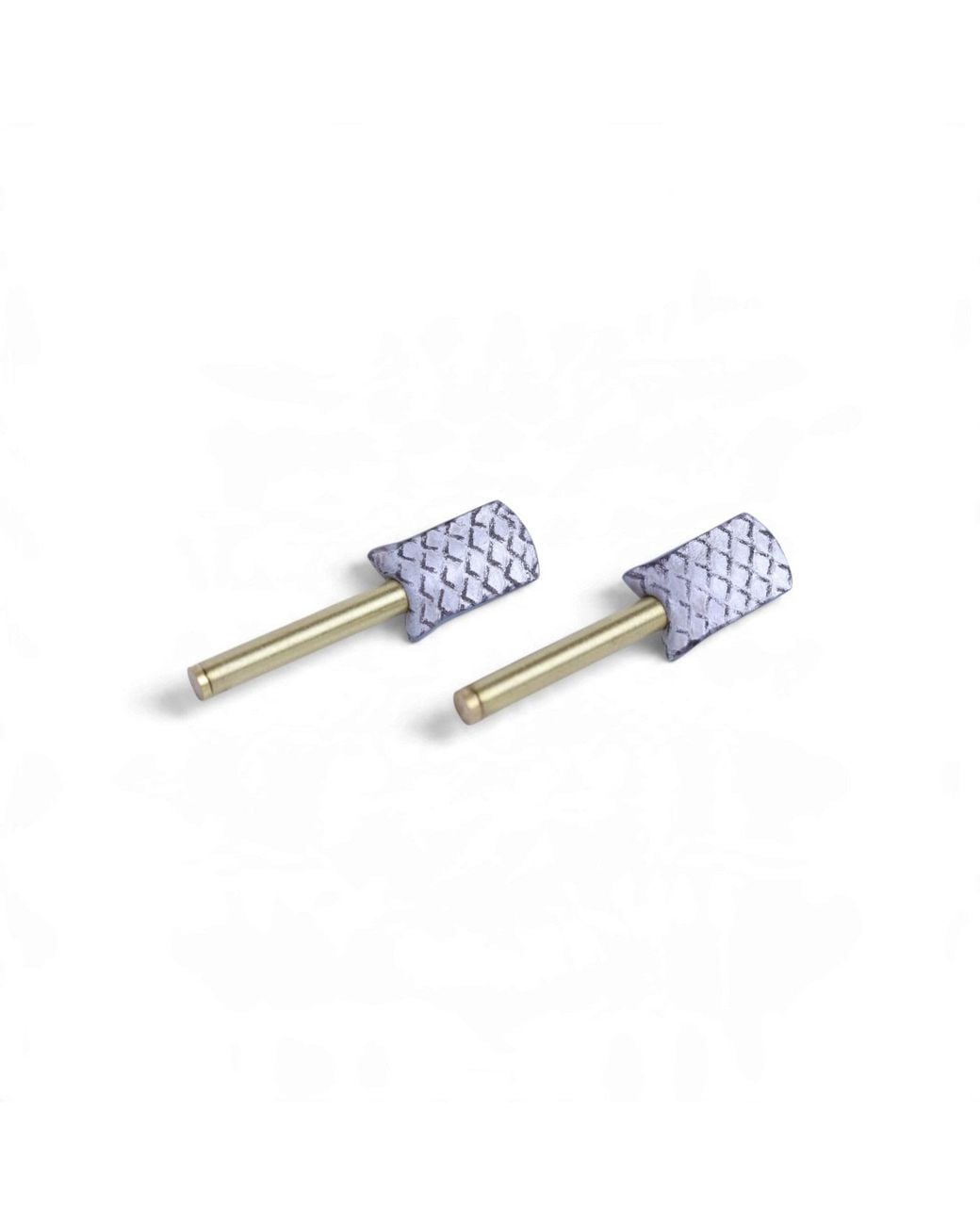 Svetlana Vukov Blue Snake Linear Drop Earrings