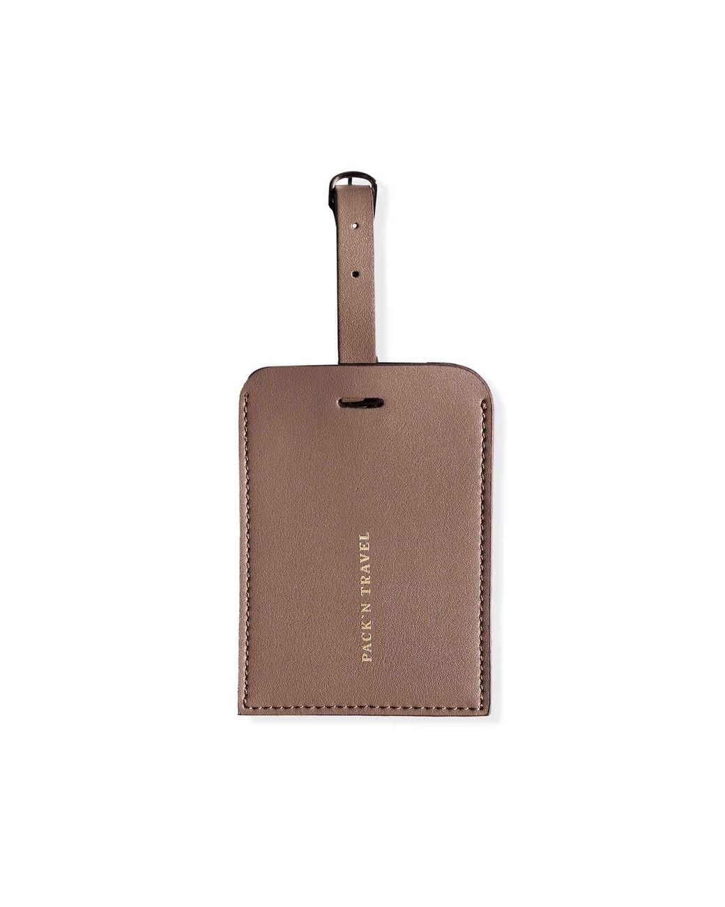 Pack'n Travel Brown Neutrals Luggage Tag