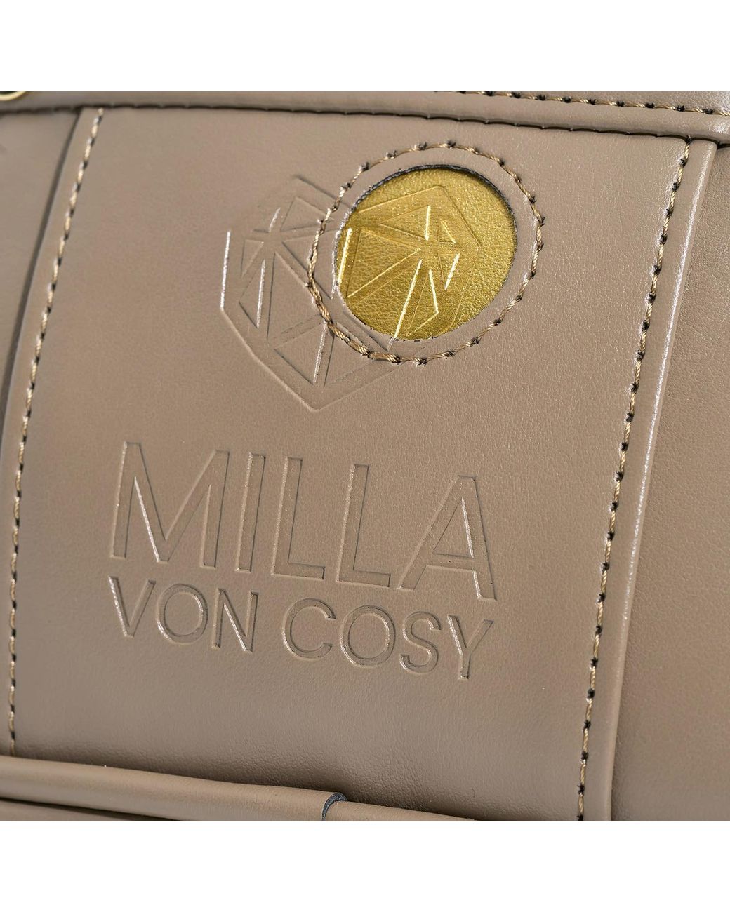 Milla Von Cosy Metallic Crossbody Bag Vibe Latte Macciato