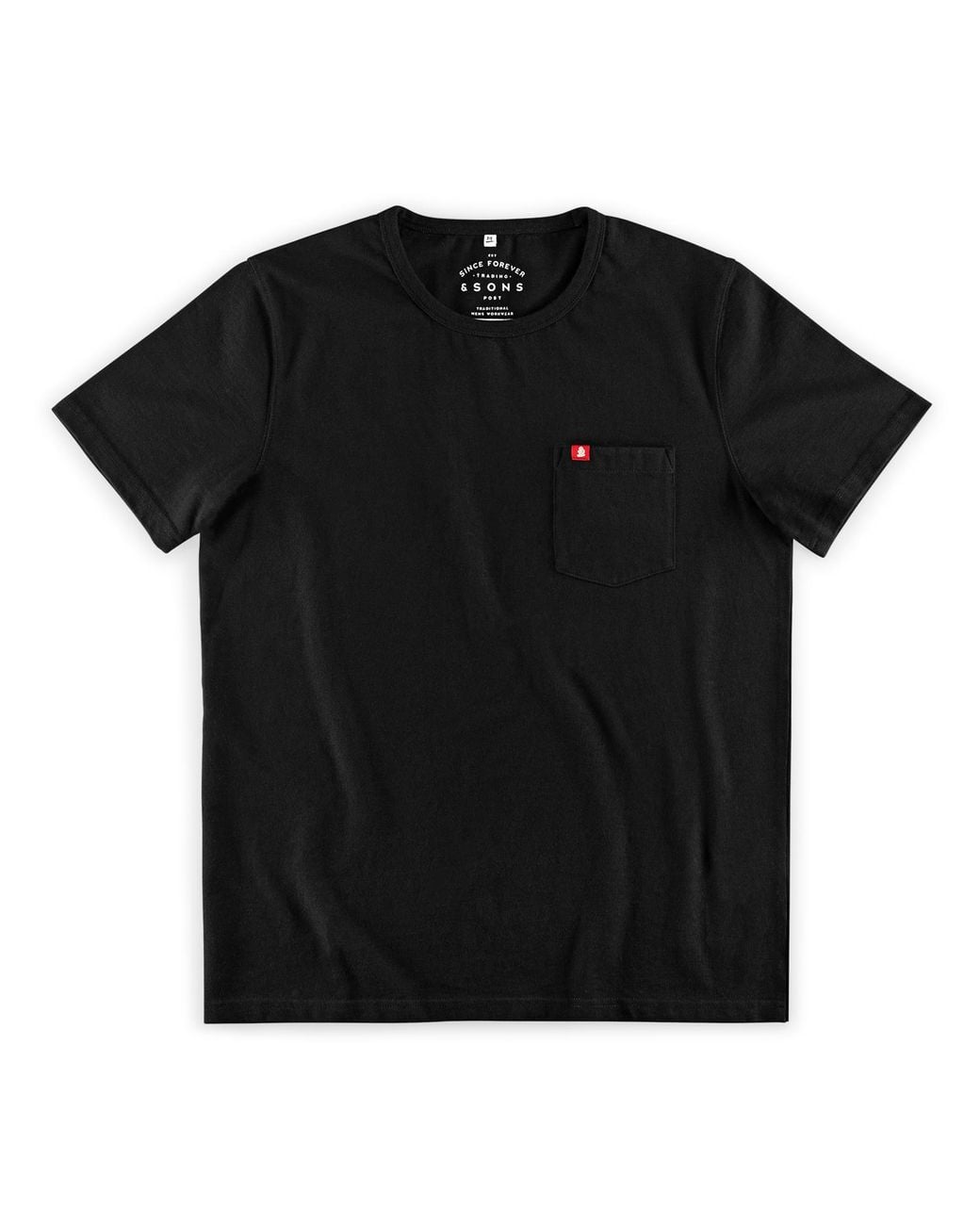 &SONS Trading Co Black Boxer Pocket T-Shirt for men