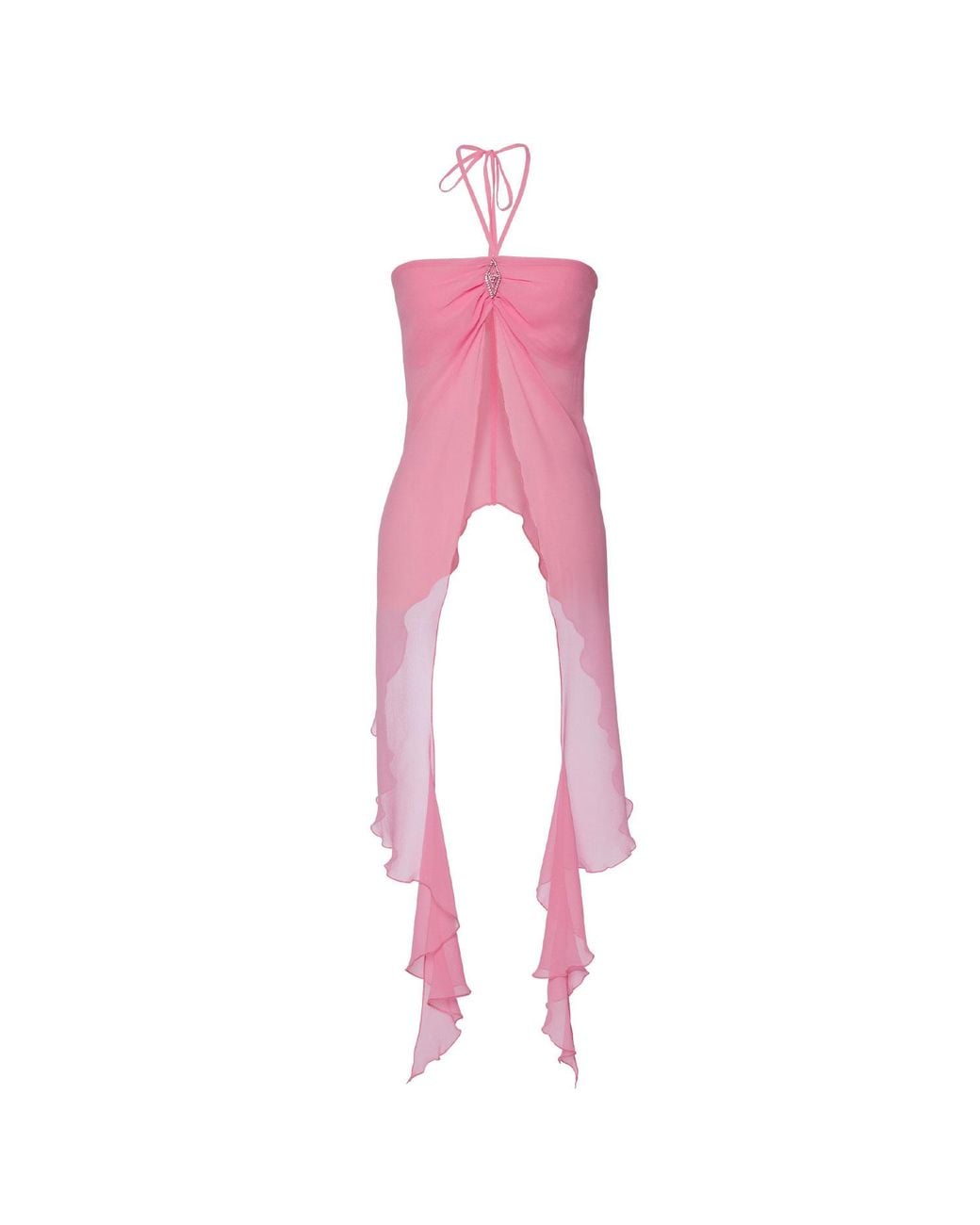 Anse Victorin Pink Kelly Silk Top