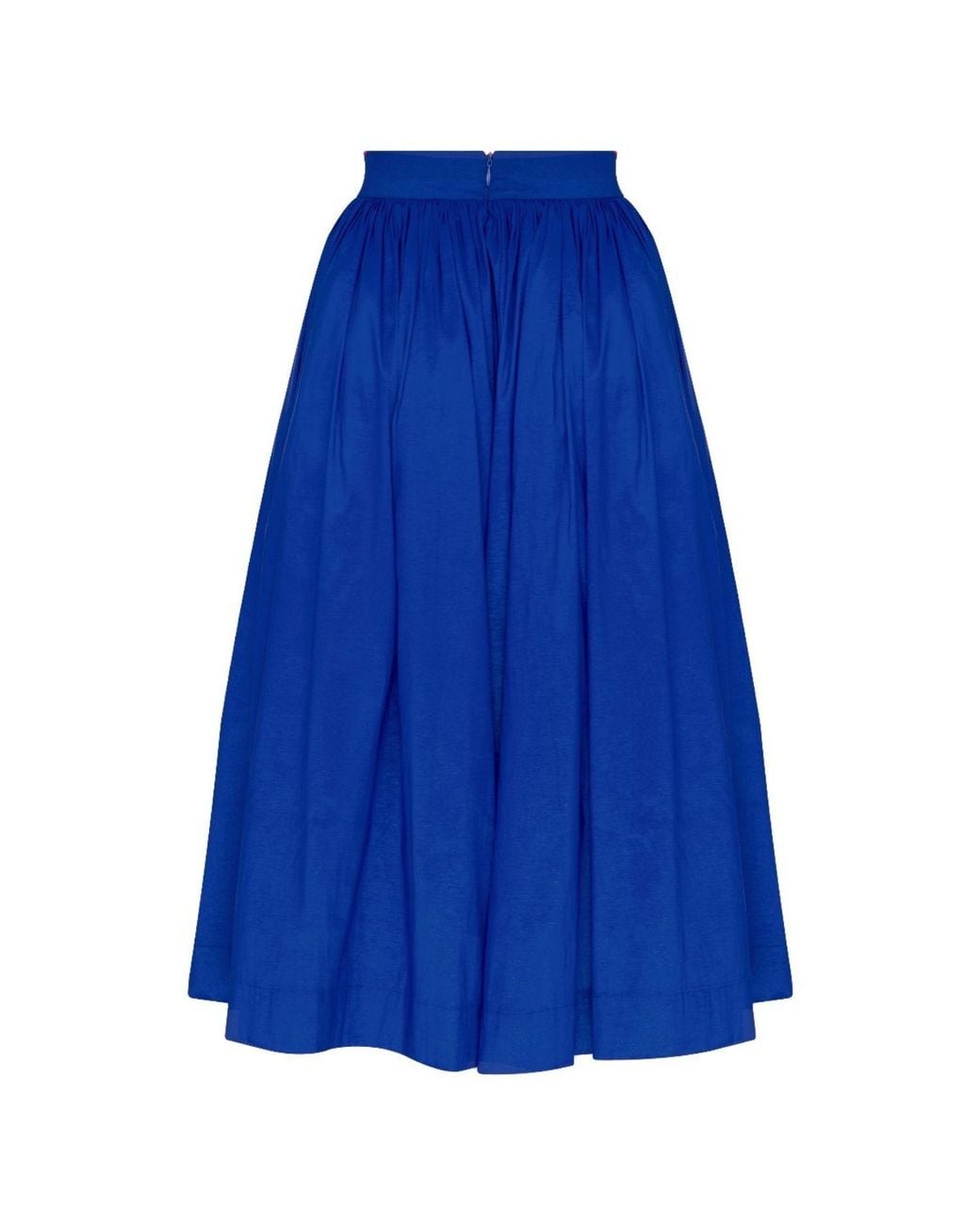 NAZLI CEREN Blue Lou Lou Midi Skirt