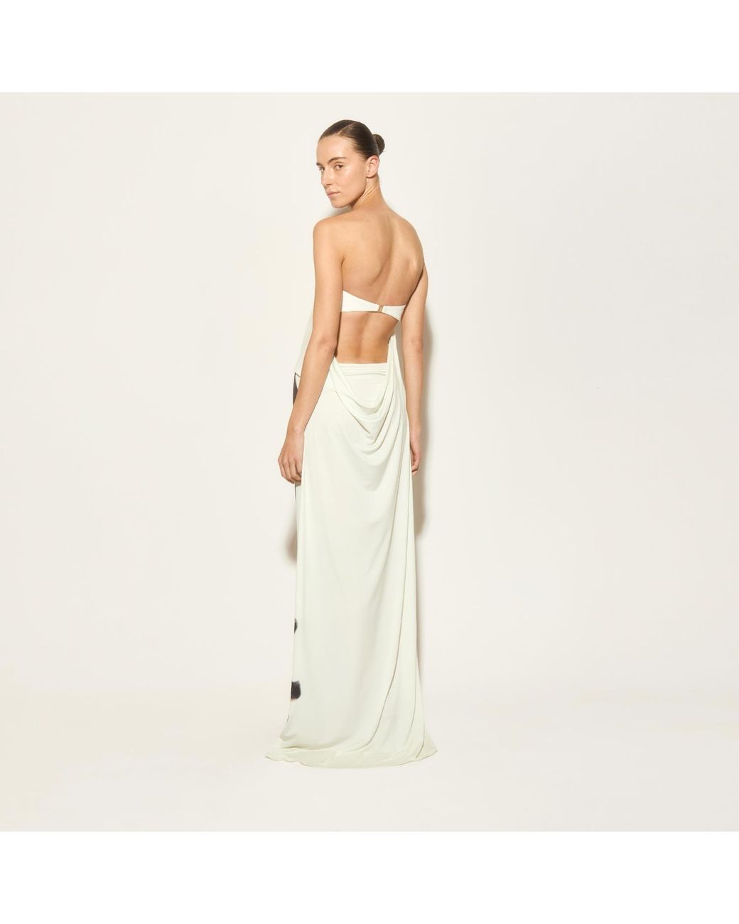 Herfetch White Maxi Canvas Dress