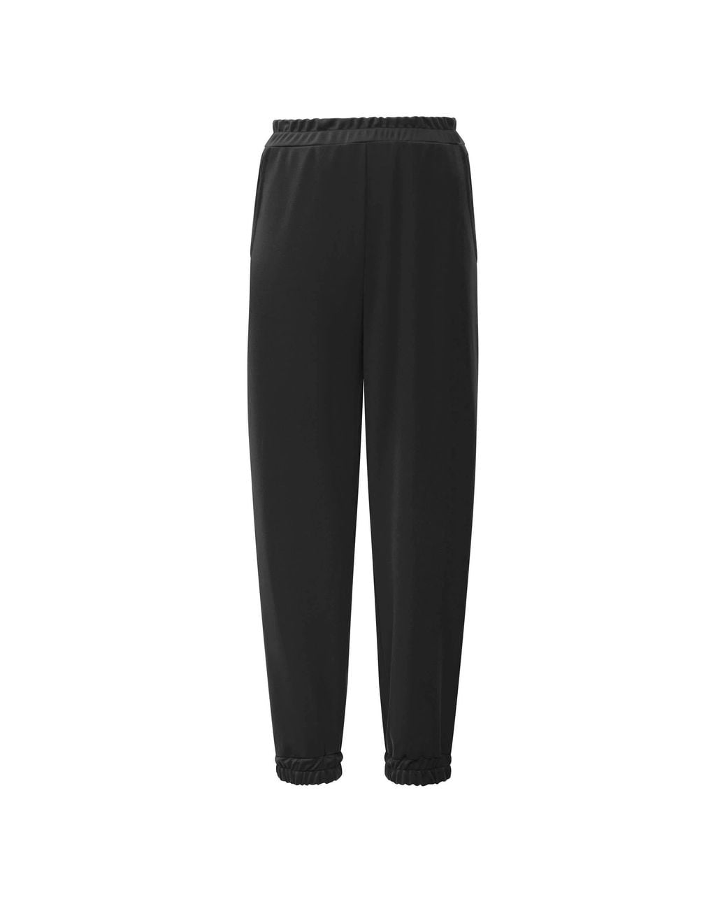 James Lakeland Black Jersey Jogger Trousers
