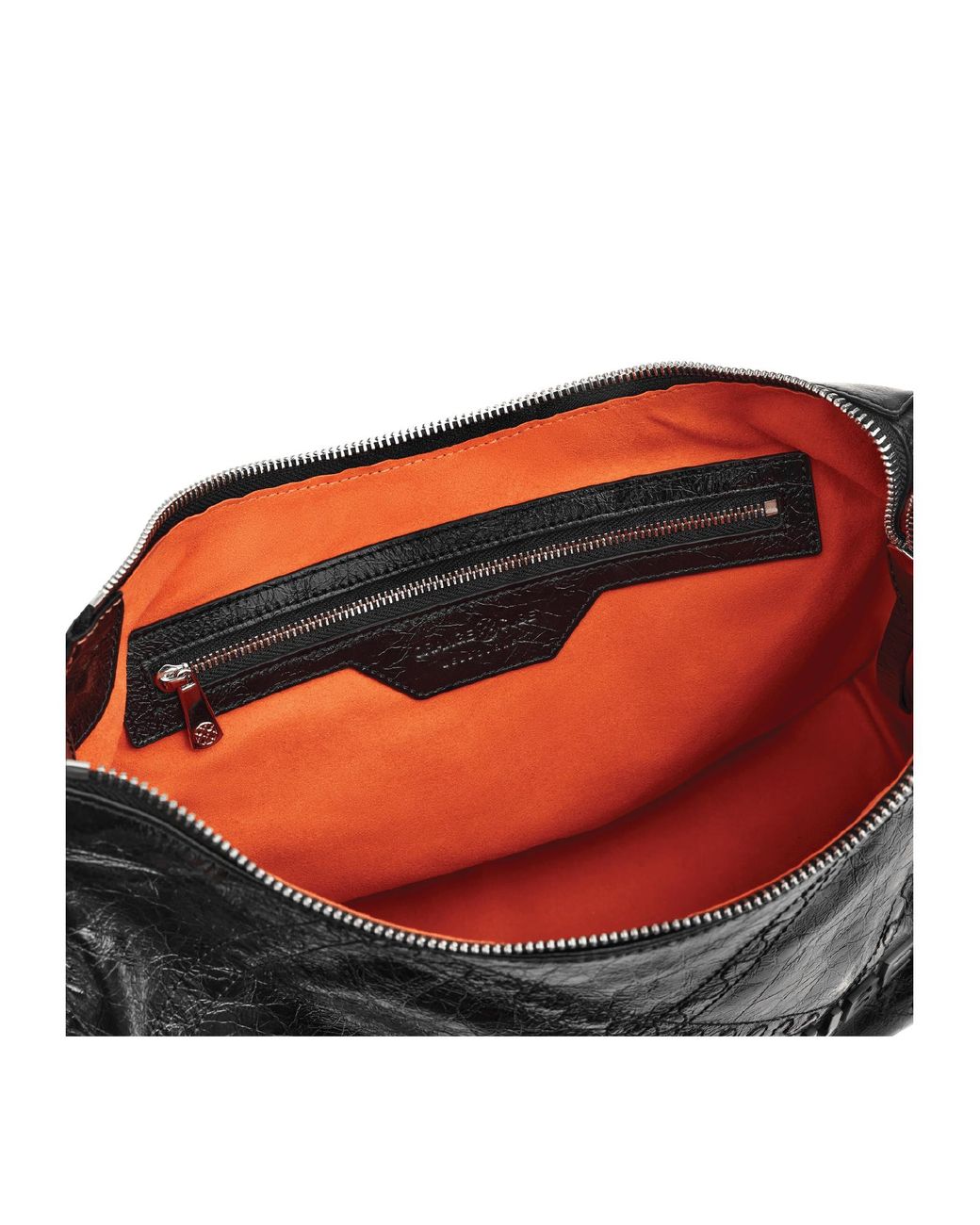 Orange Cube Black Metropolitan City Bag
