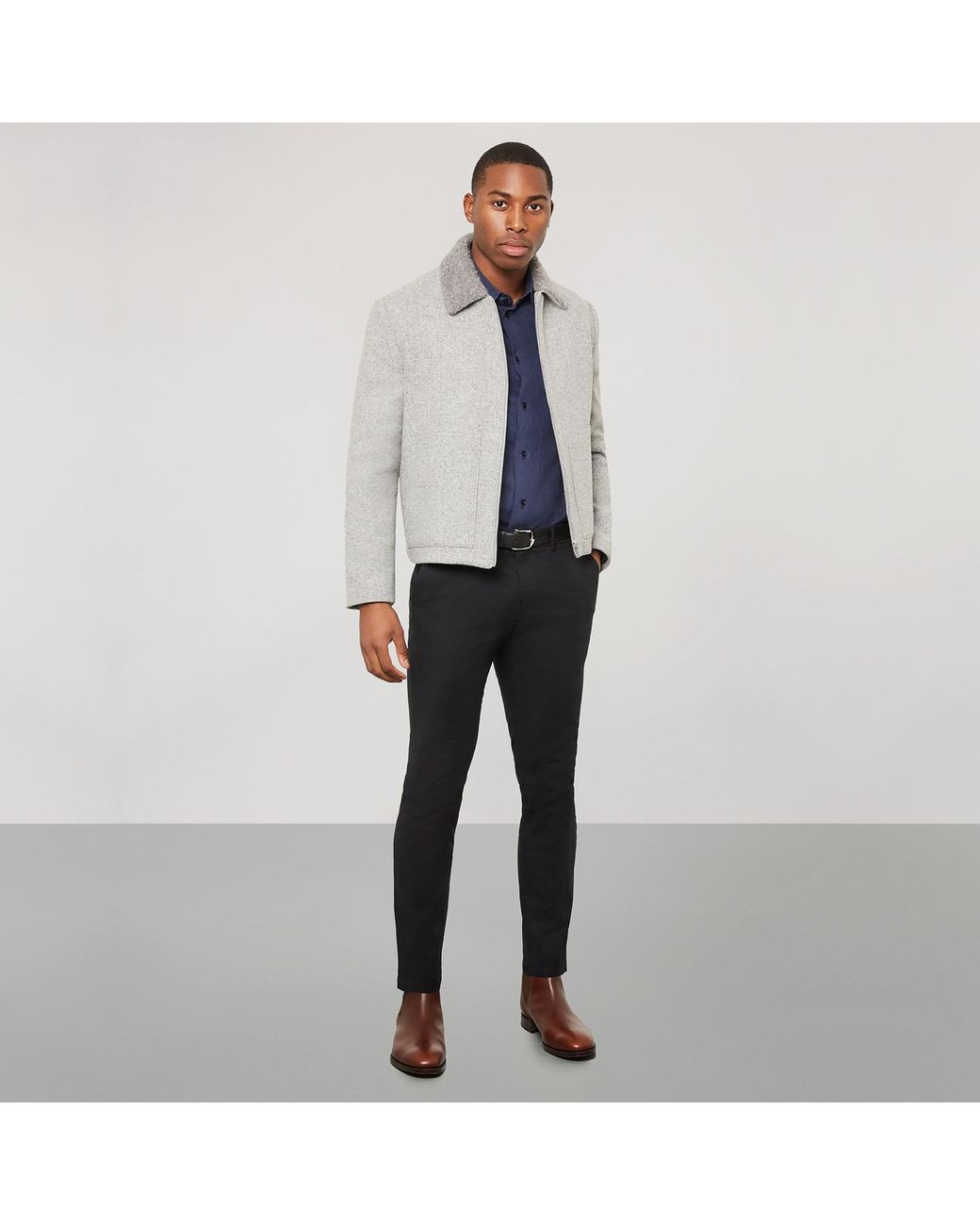 SEREN LONDON Gray Westminster Jacket for men