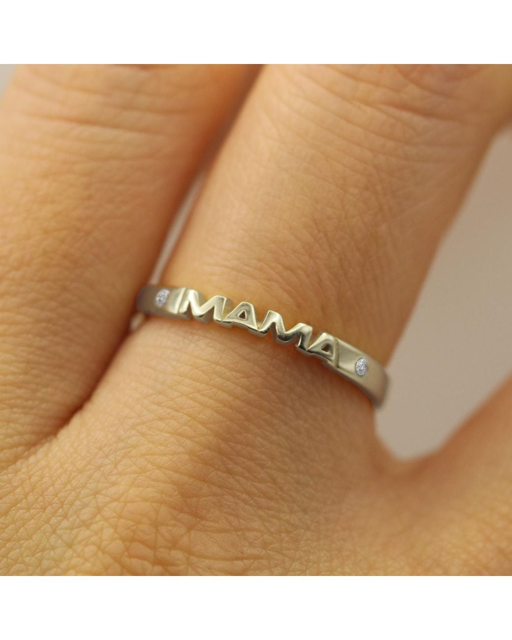 VicStoneNYC Fine Jewelry White Mama Pure Diamond Ring