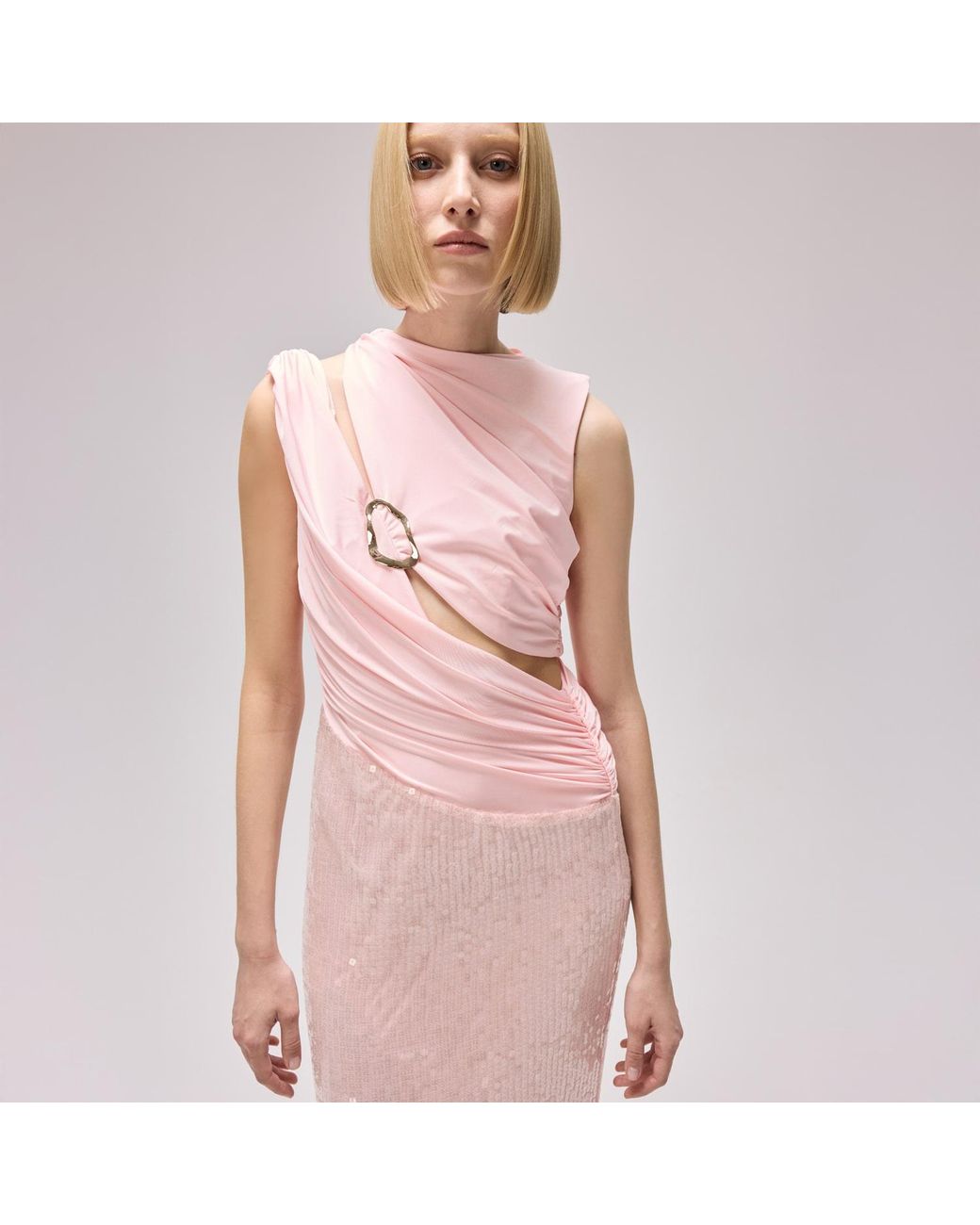 Herfetch Pink Maxi Butter Dress-Baby