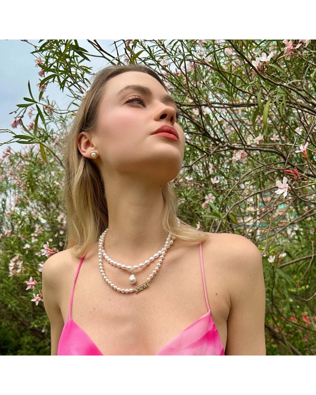 Farra Metallic Must-Have Freshwater Pearls With Baroque Pearl Pendant Necklace