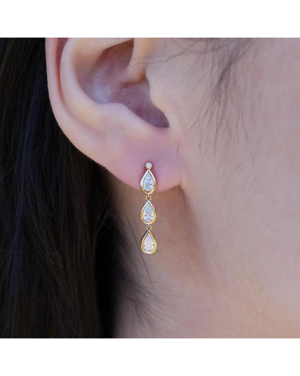 Kai Fine Jewelry Metallic Solid Lab Grown Diamond & Freshwater Pearl Venus Tears Convertible Drop Earrings