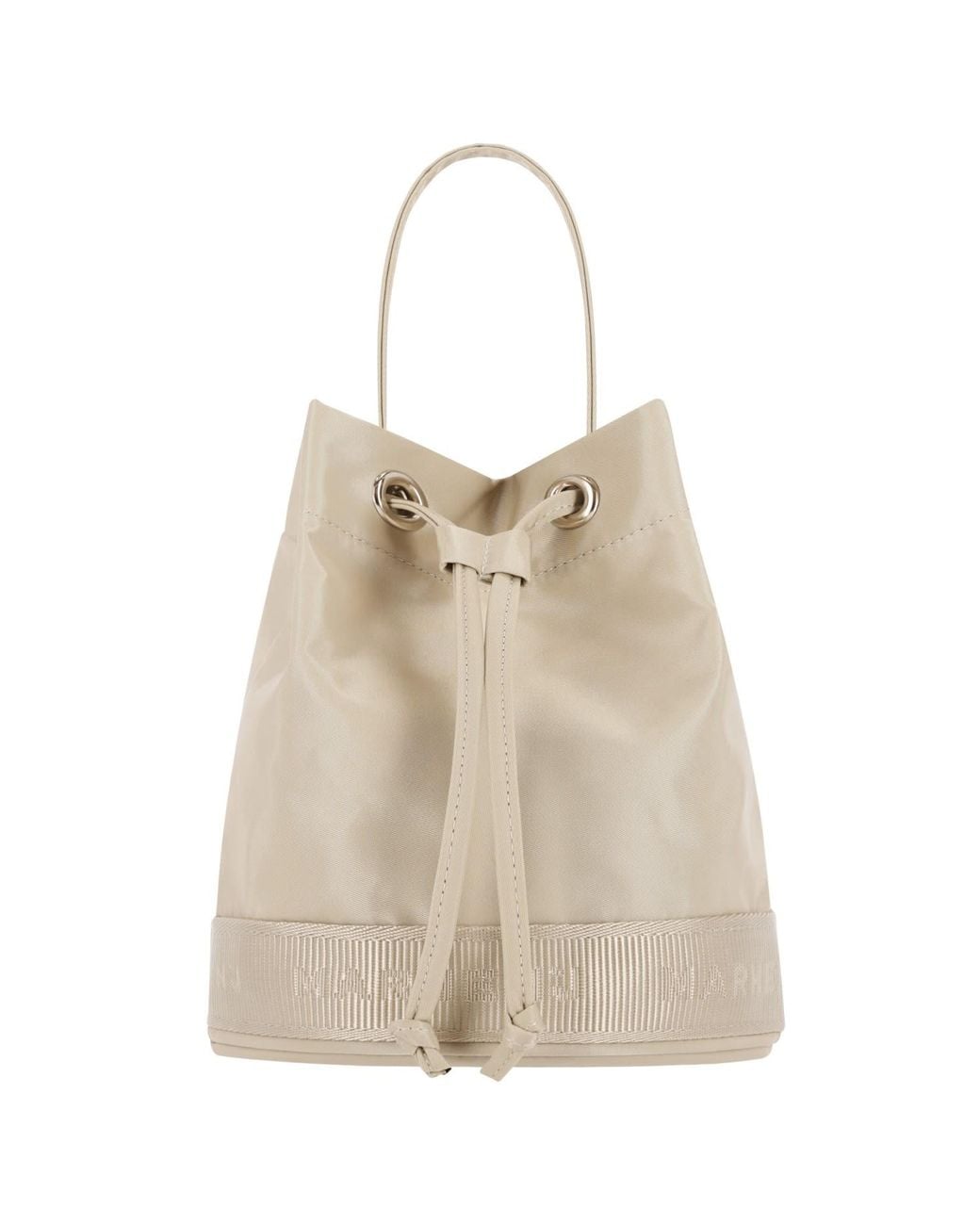 MARHEN.J Natural Neutrals Recycled Nylon Bucket Bag