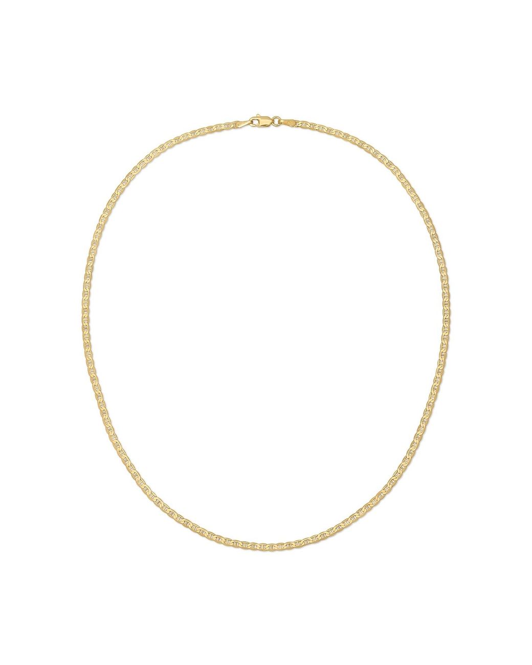 Maya Brenner Metallic Overboard Layering Chain