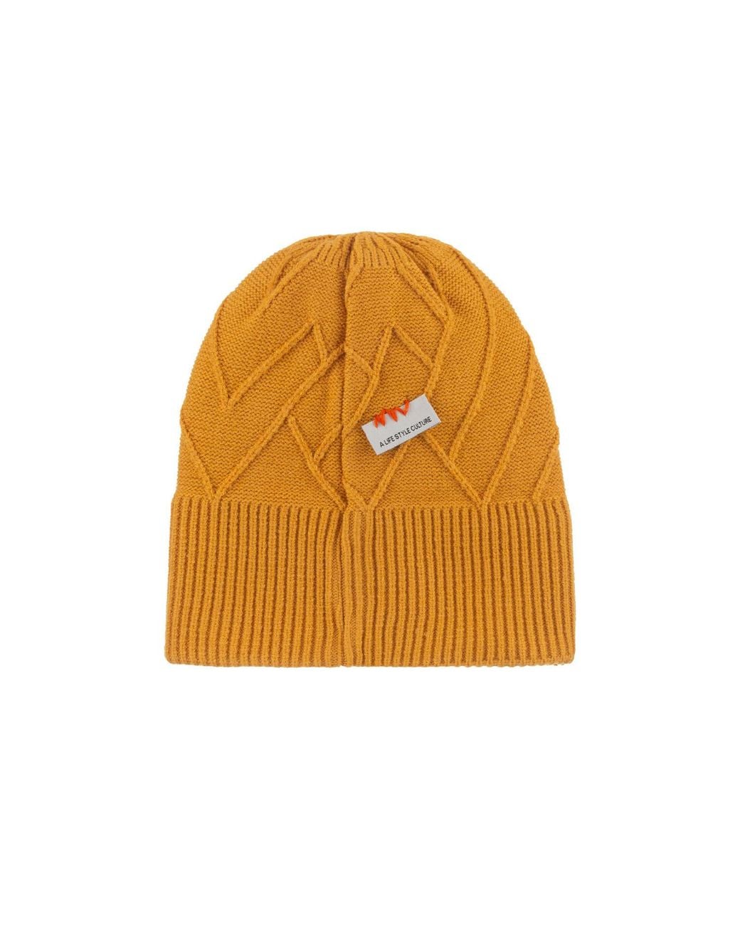 Norbron Orange Bonham Sulphur Beanie for men