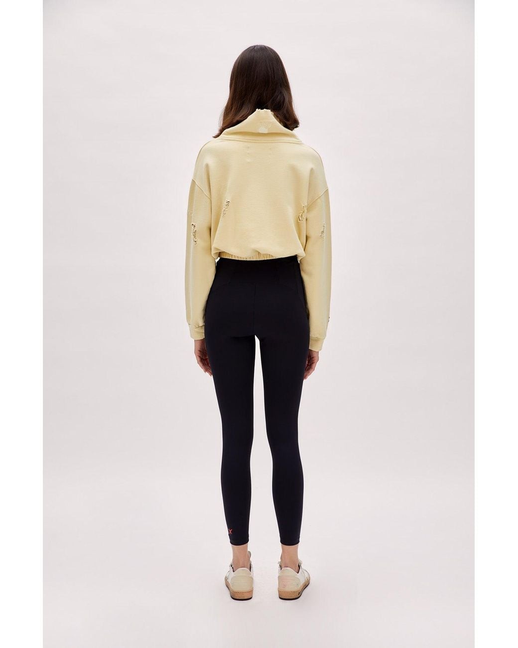 Pcfg Black Legging With Stitch Detail