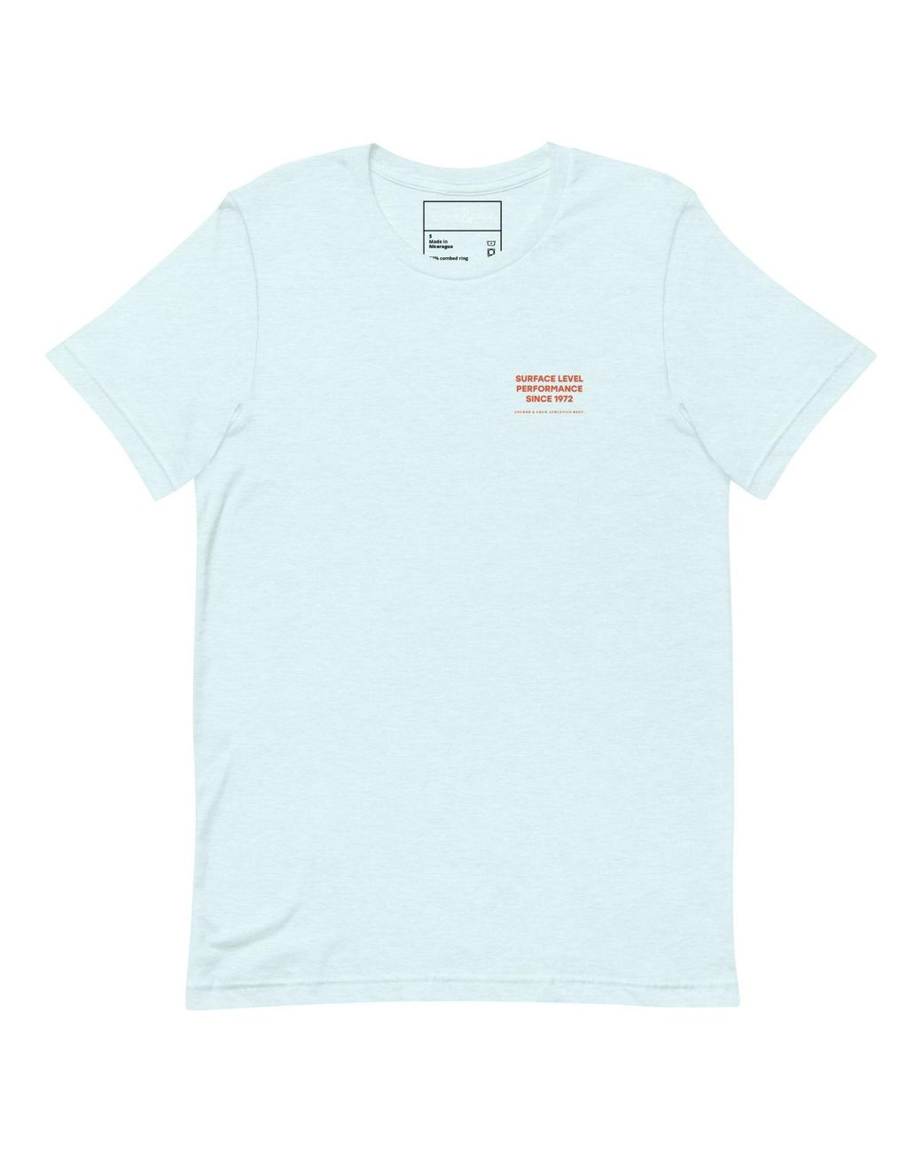 Anchor and Crew Blue Ice Personal Best-Ish Swimming League Organic Cotton T-Shirt