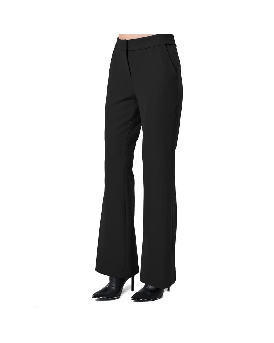 Smart and Joy Black Flare Long Pants