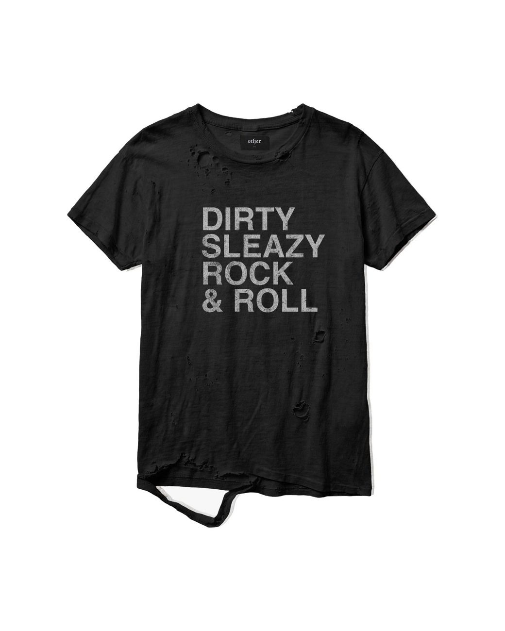 Other Uk Black Dirty Sleazy Rock And Roll Thrasher Tee