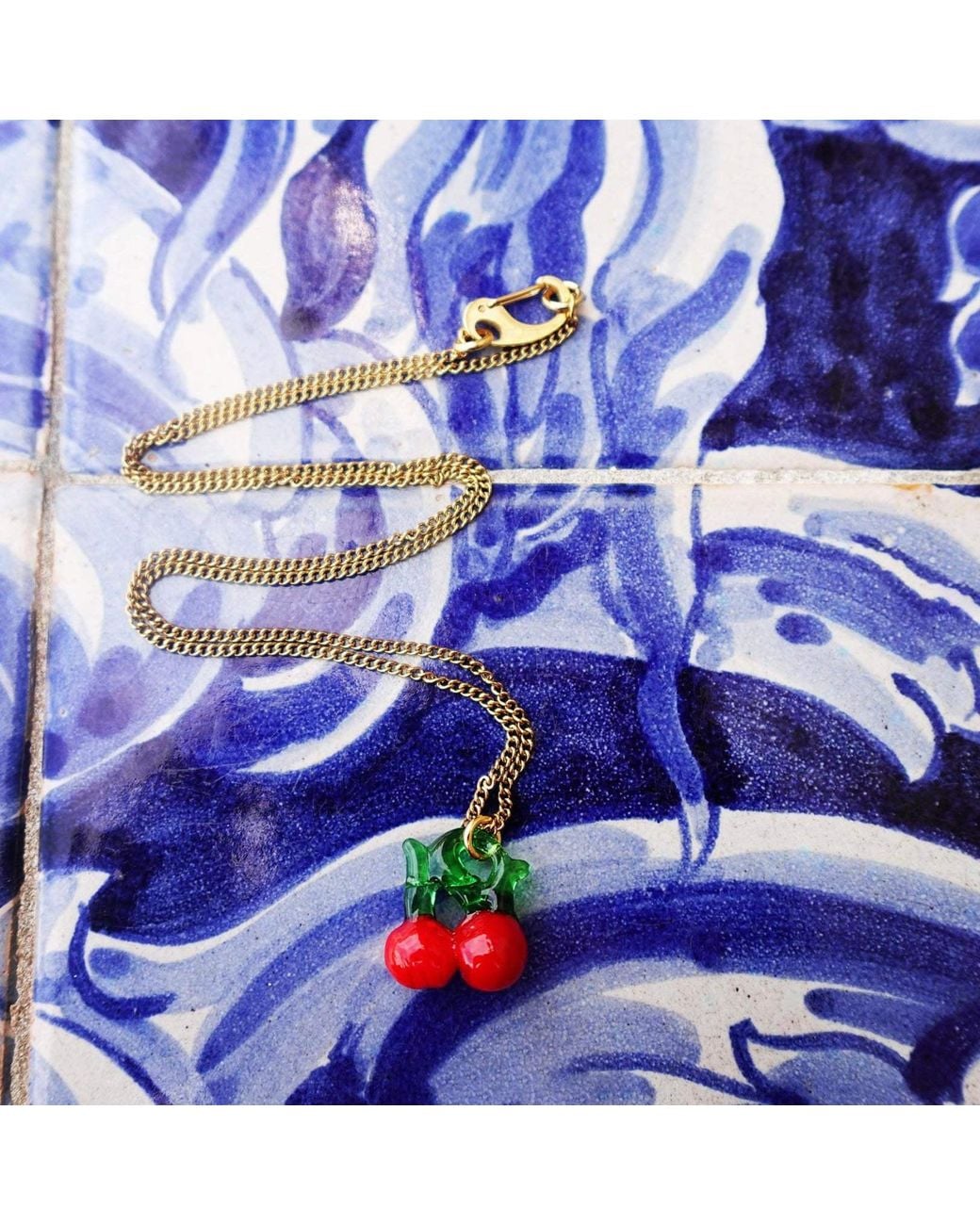 Smilla Brav Metallic Cherry Necklace