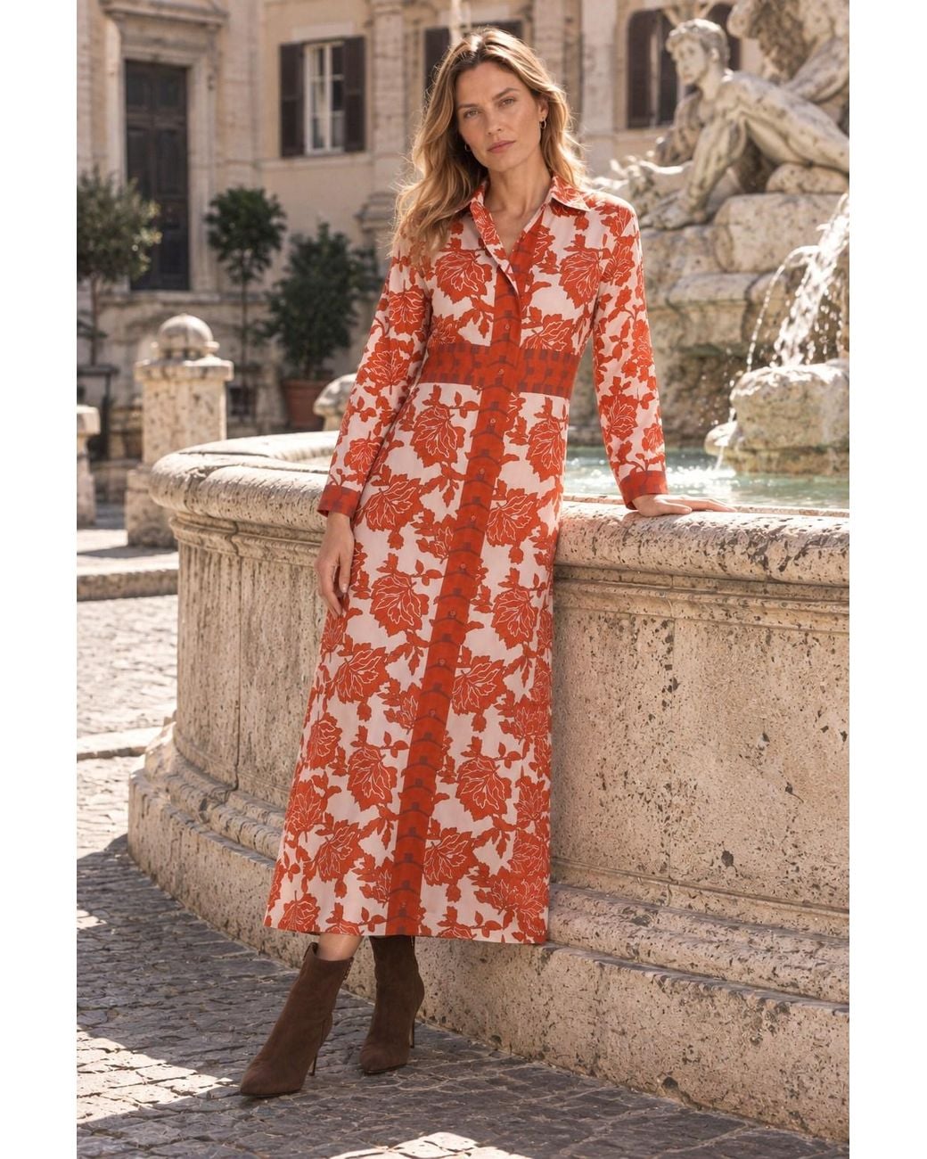Bindu Red Sophie Dress
