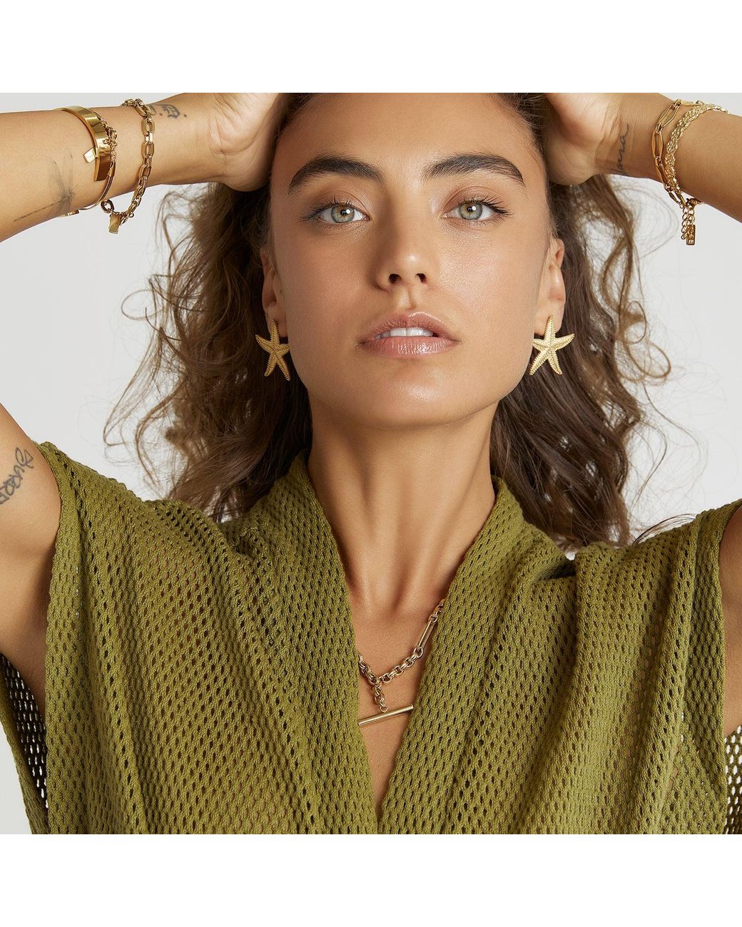 ARMS OF EVE Metallic Siesta Earrings