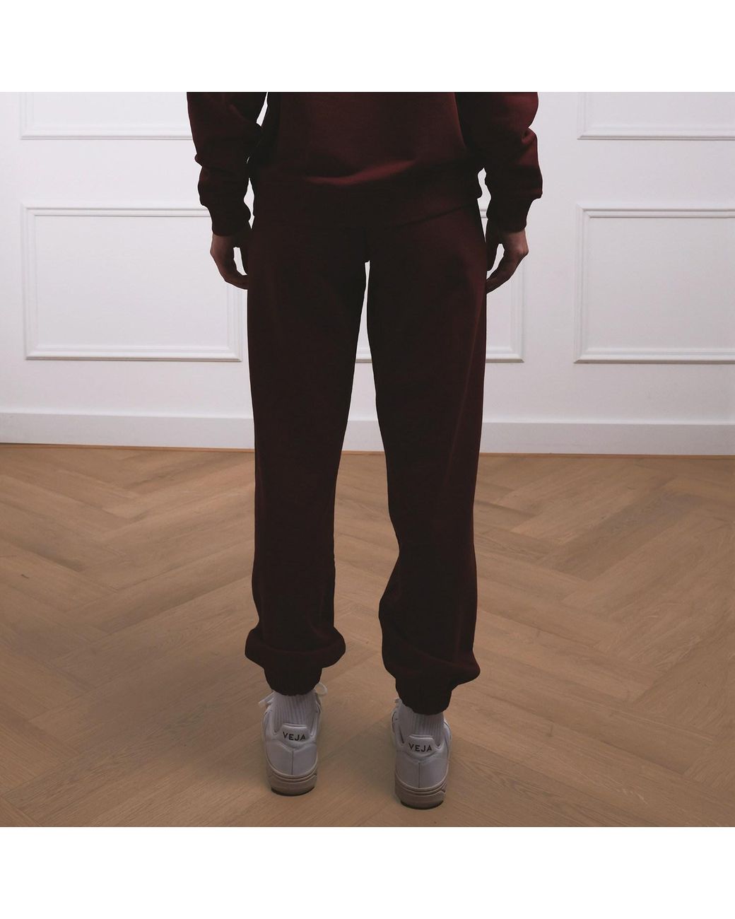 VLD Red Silverlake Varsity Sweatpant