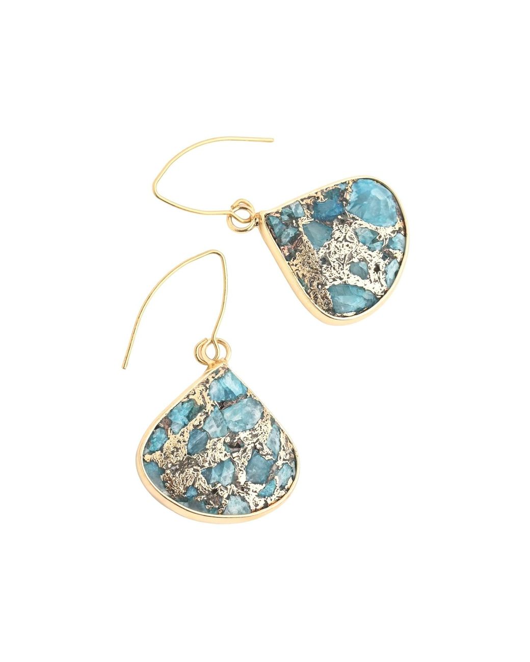 Starfish Project Blue Emperor Stone Blossom Earrings