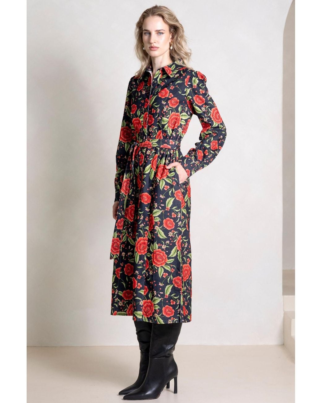 Raishma Red Inola Dress