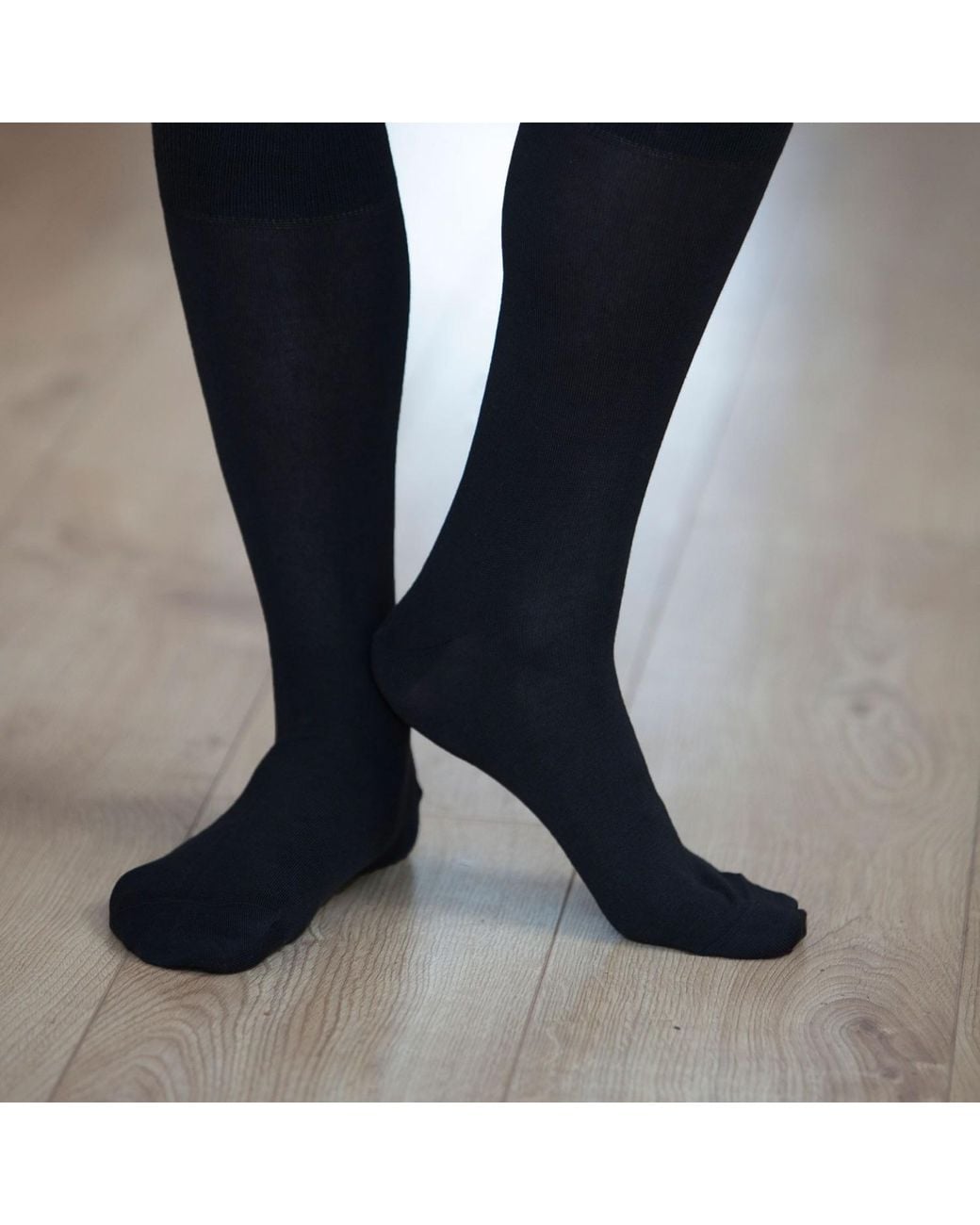 Peper Harow - Made in England Blue Classic Socks for men