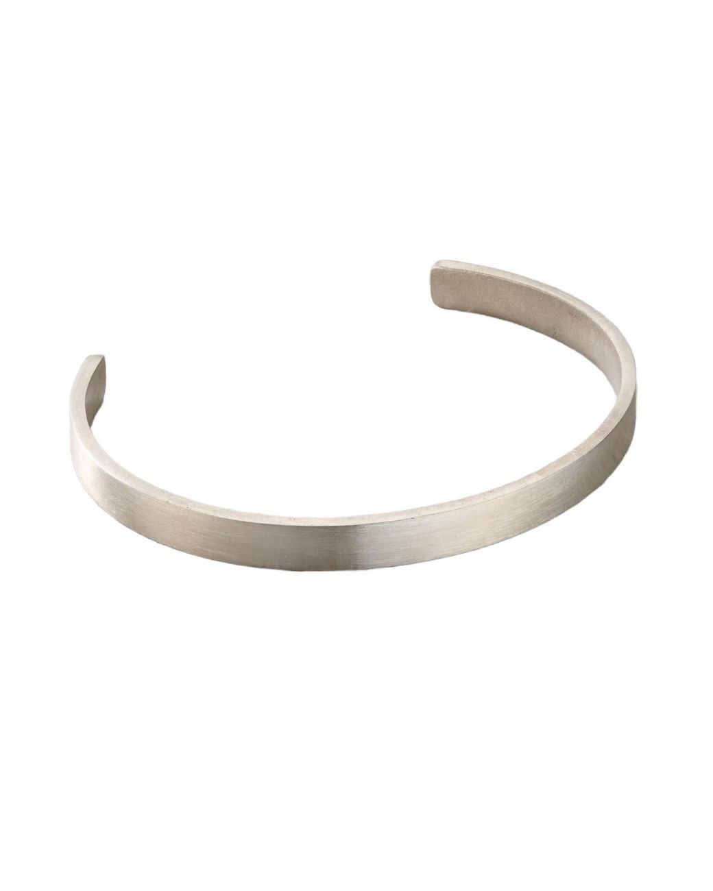 Posh Totty Designs Metallic Brushed Sterling Cuff Bangle for men