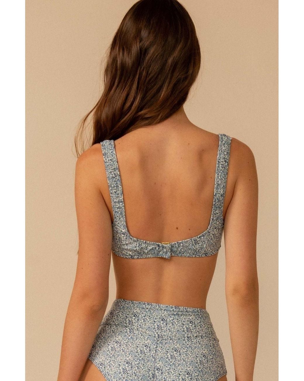 Montce Blue Petite Fleur Zoe Bikini Top