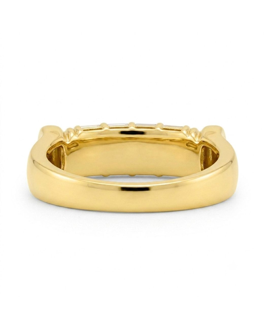 Artisan Metallic 14K Baguette Diamond Statement Ring