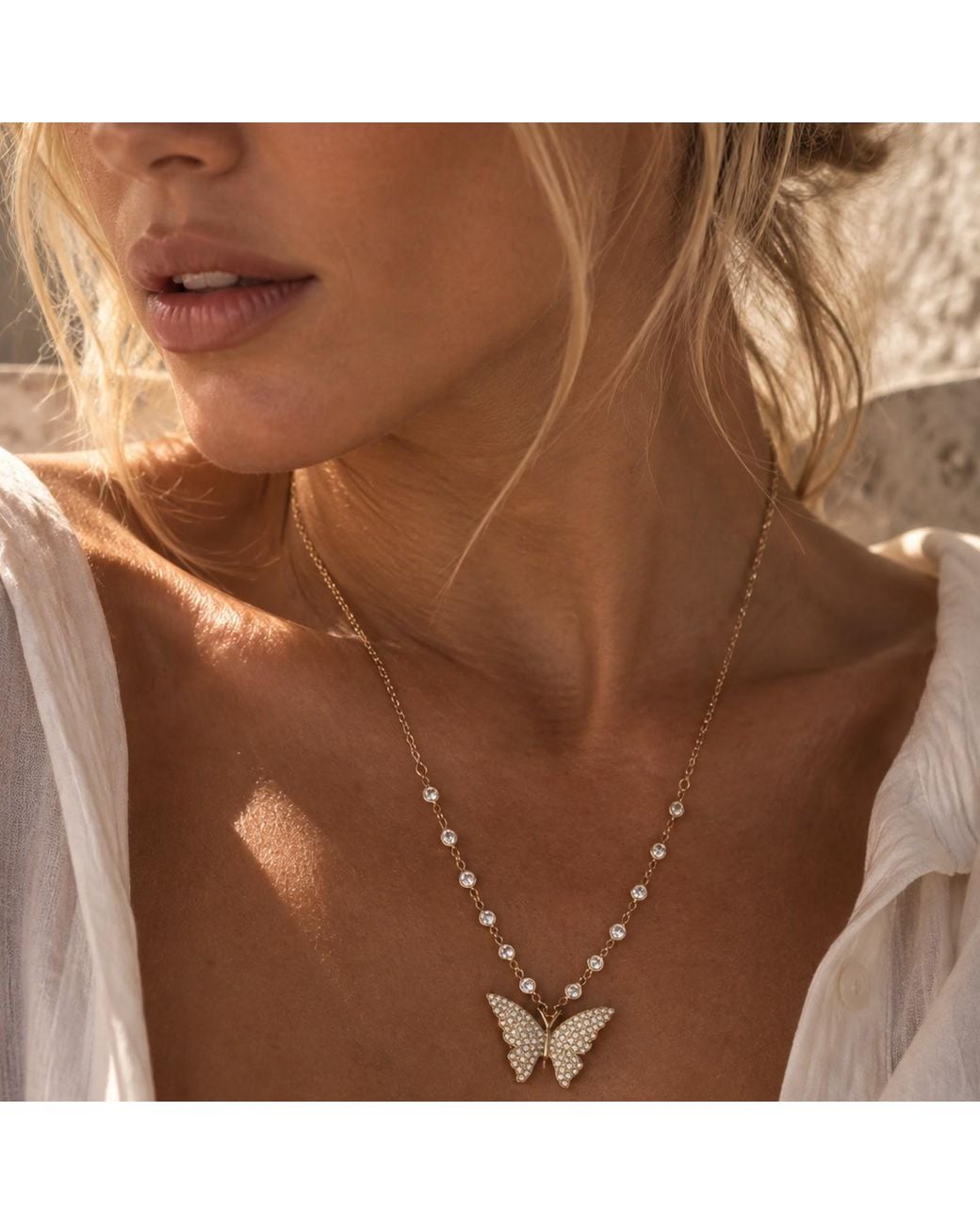 La Soula Jewelry Metallic Neutrals Alba Necklace