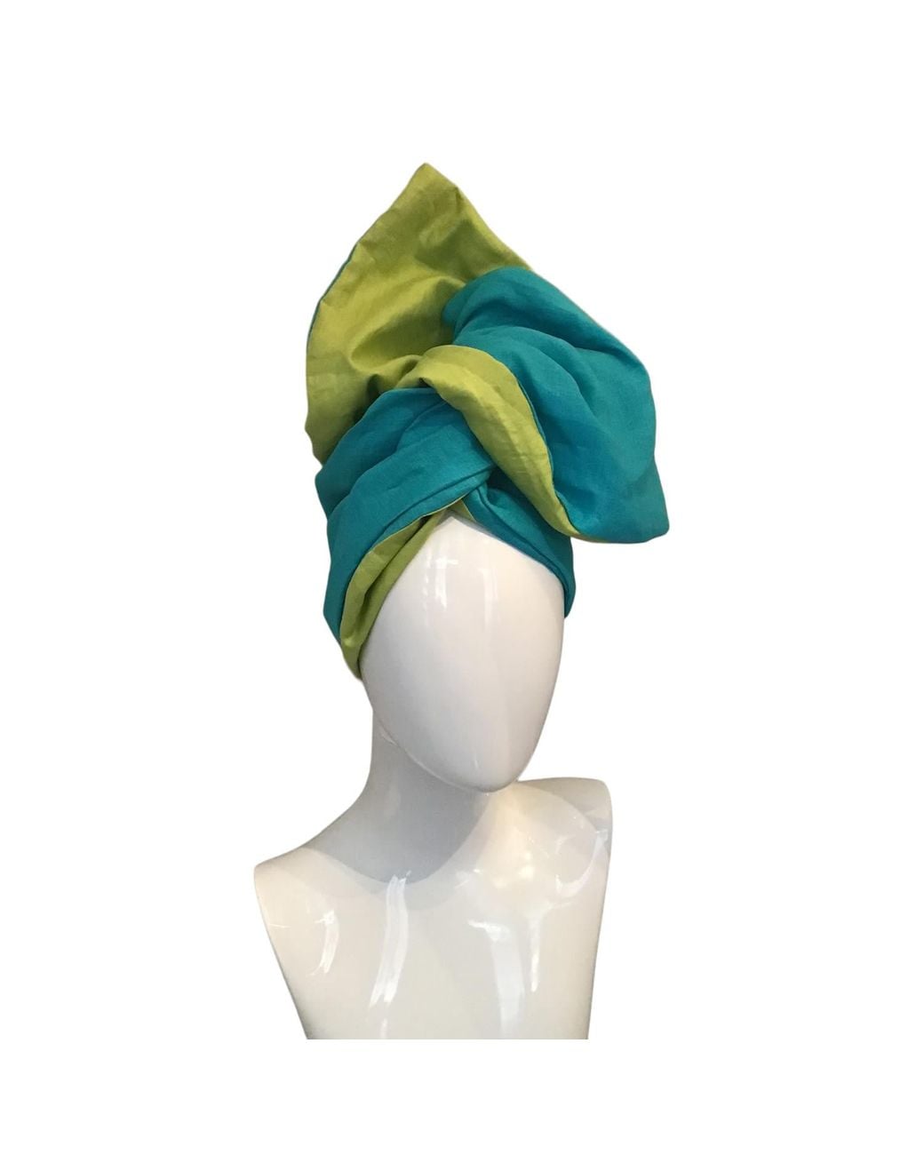 Romer Millinery Green Twisturban Turban