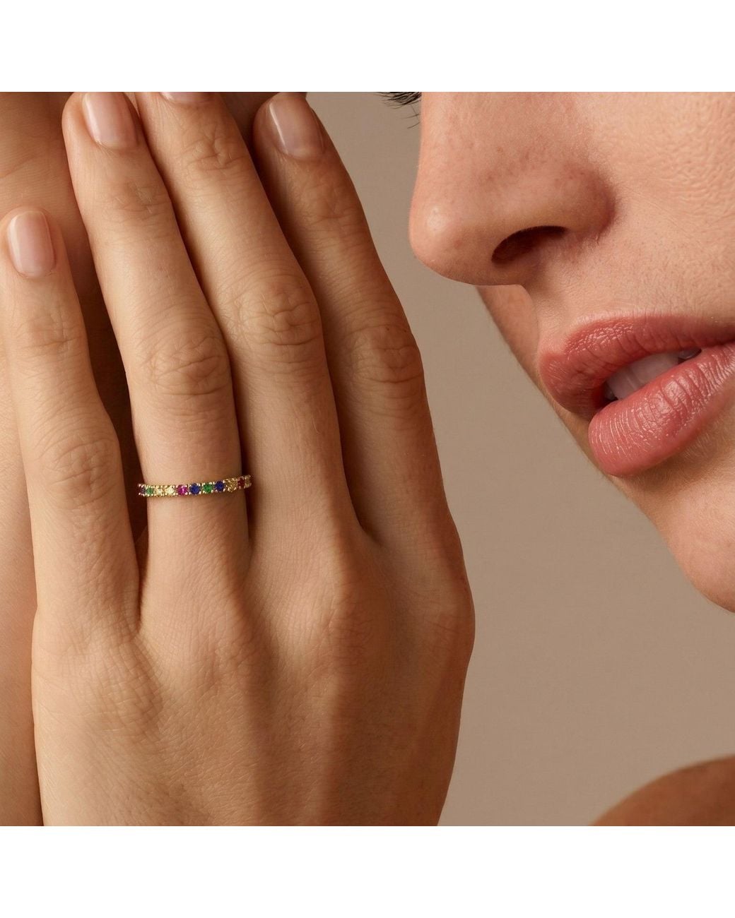 With Love Darling Metallic Ring