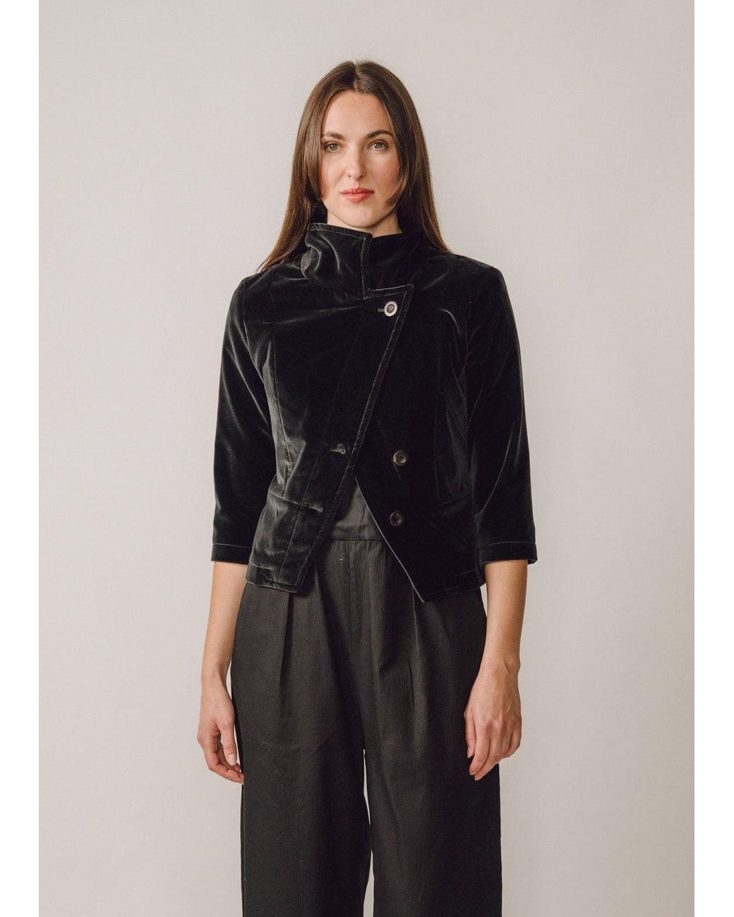 BEIRA Black Elena Jacket Velvet