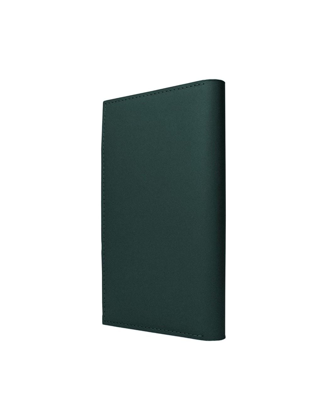 godi. Green Handcrafted Leather Passport & Travel Wallet for men