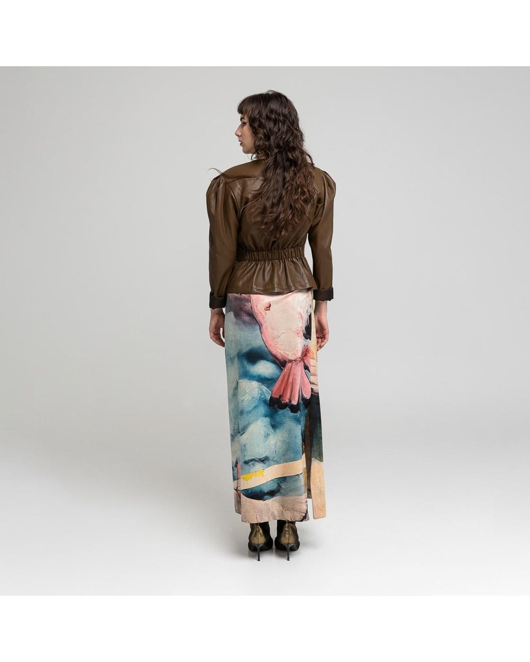 ARTISTA Green Angie Maxi Skirt