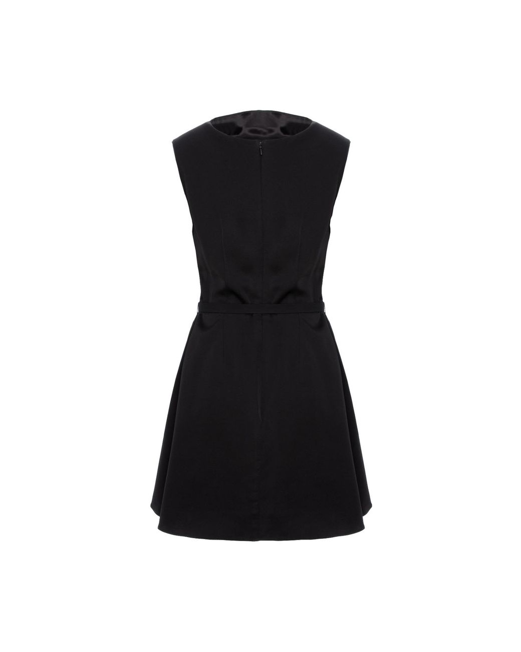 AVENUE No.29 Black Cowl Neckline A Line Viscose Mini Dress