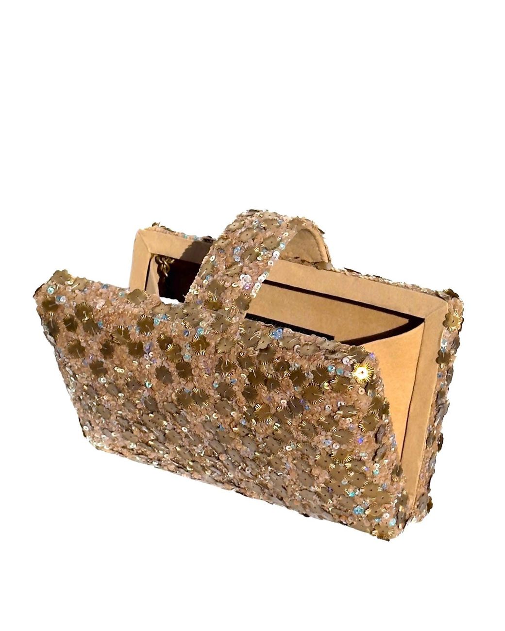 Simitri Metallic Mahal Kitsch Clutch