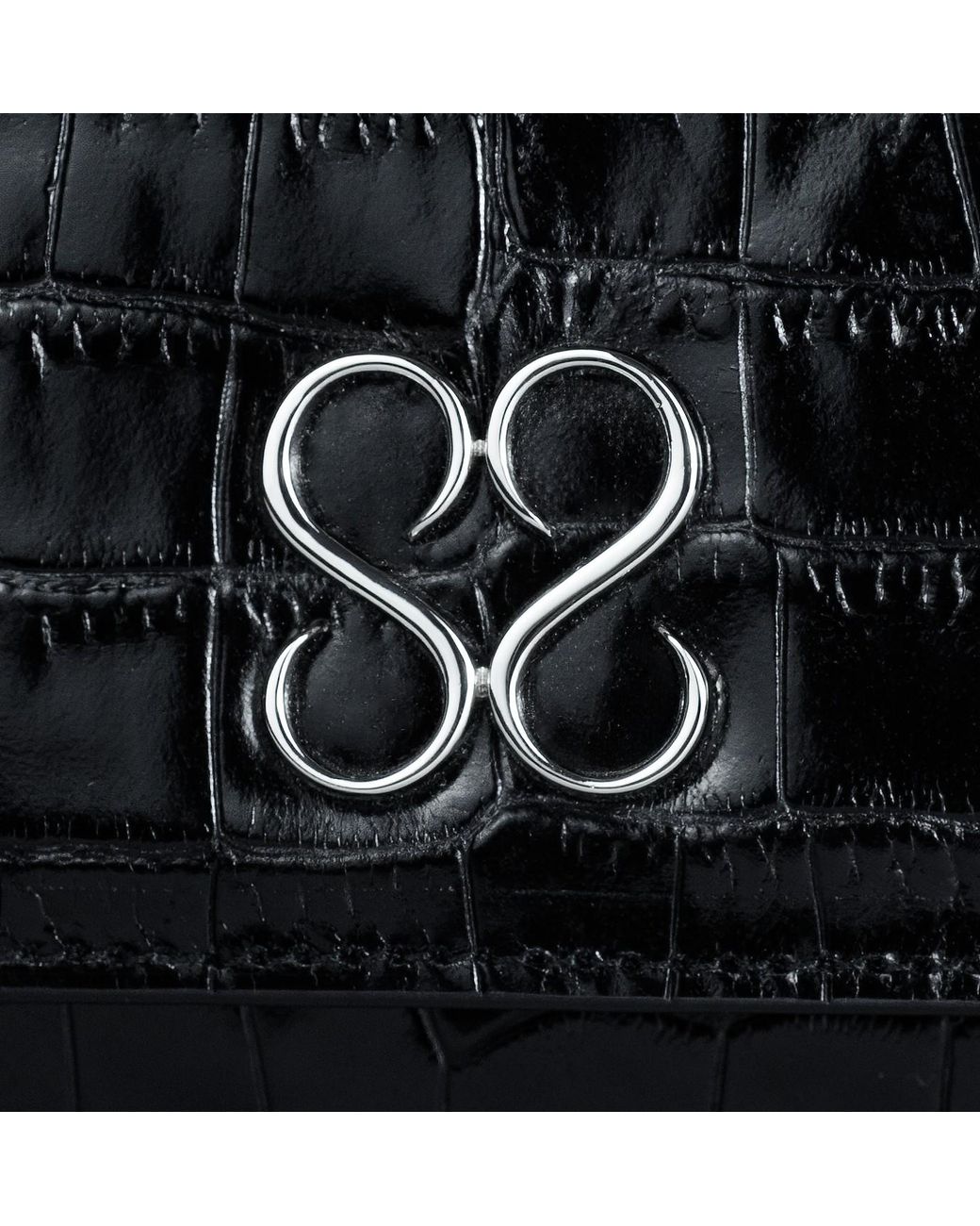 Stessa by Sarah Black The Valentina Croc Clutch