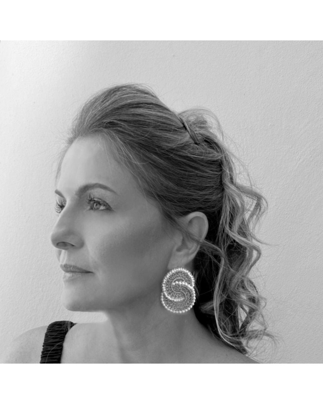 Lavish by Tricia Milaneze Metallic Neutrals Amber & Minerva Duo Handmade Crochet Earrings
