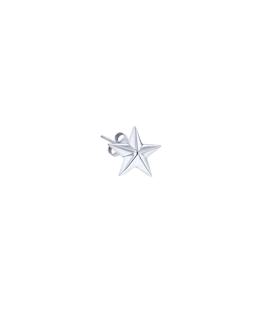 True Rocks Metallic Star Stud Earring Sterling for men