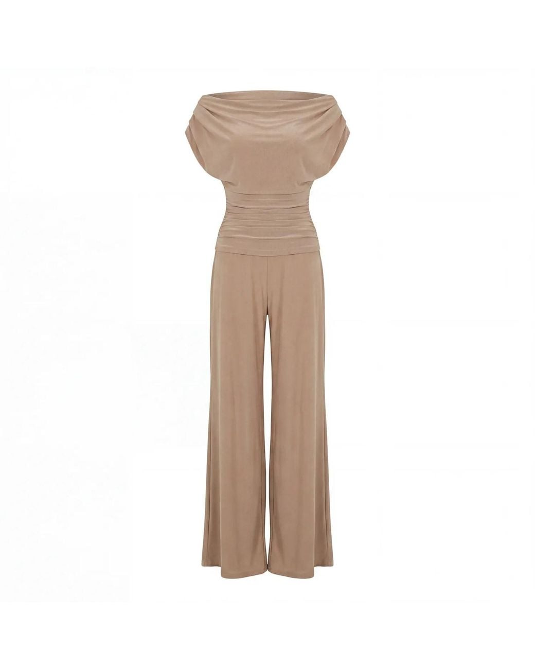 Atom Label Natural Neutrals Carbon Jumpsuit